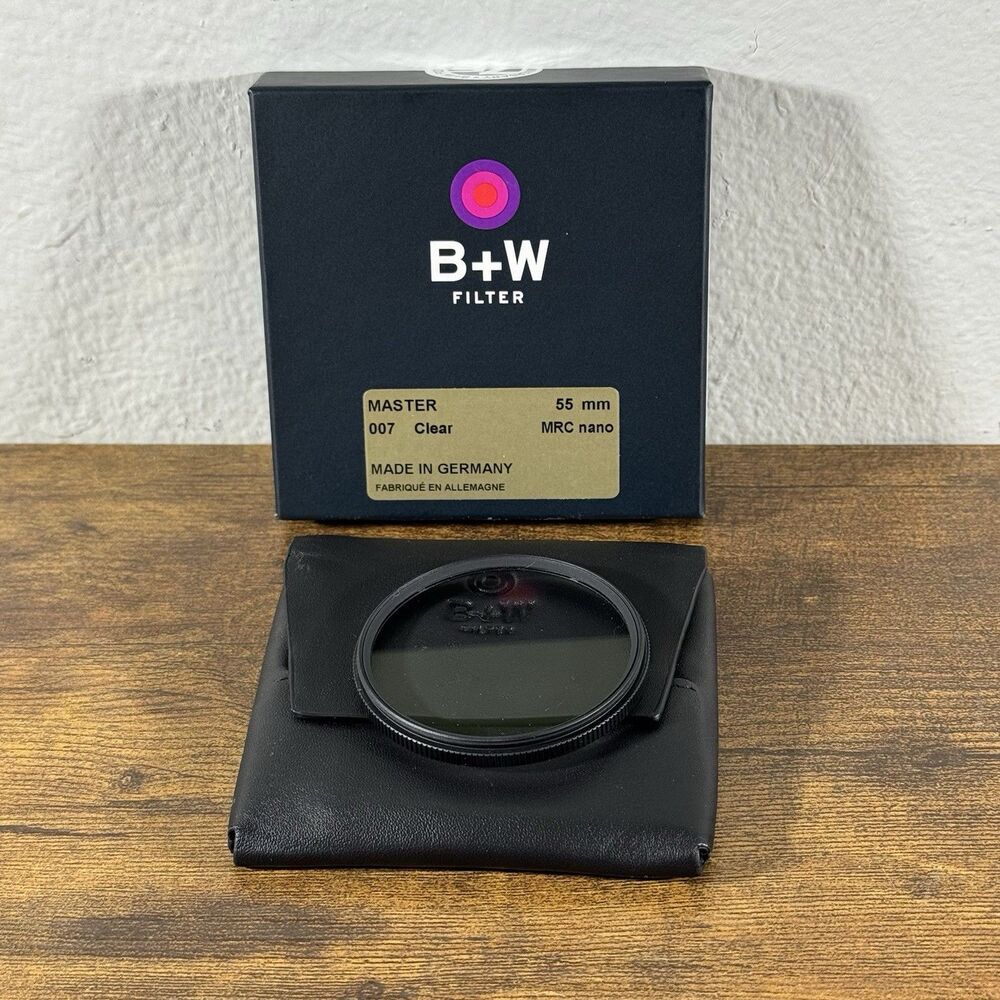 B+W 55mm Master Clear MRC Nano 007M Glass Filter